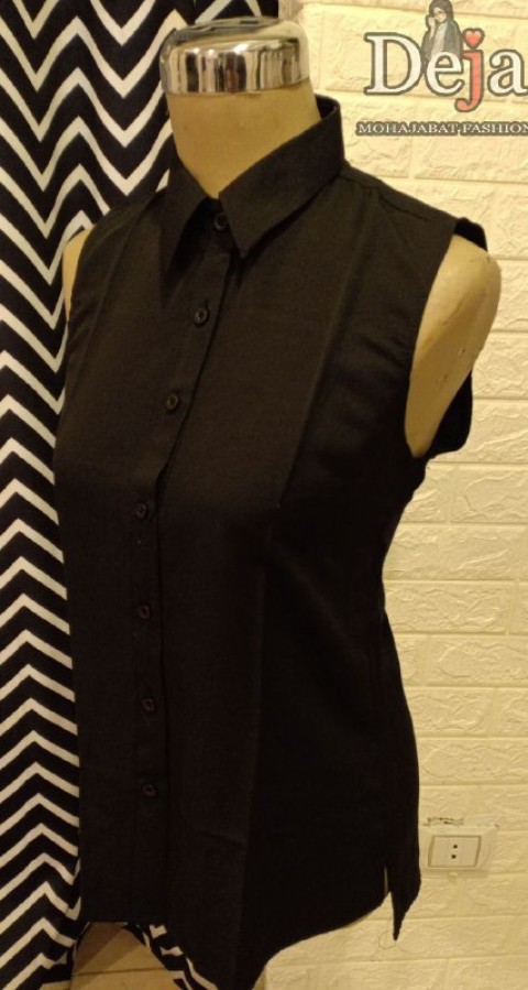 Basic Cotton Sleeveless Shirt