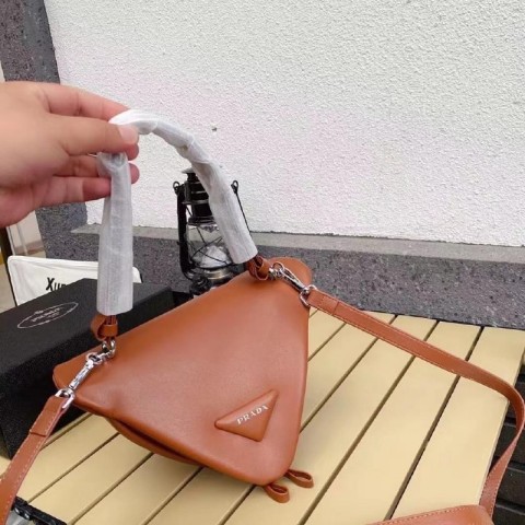 Prada women's handbag triangle-386