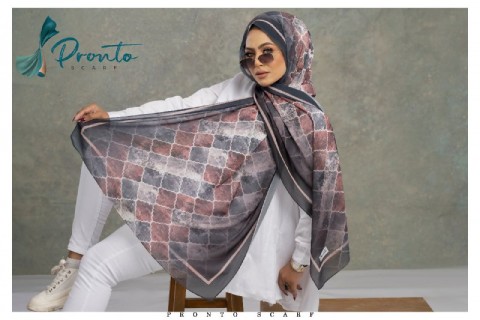 Chiffon Rectangle Hijab for Women - Multi Color -242a