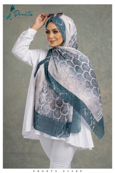 Chiffon Rectangle Hijab for Women - Multi Color -243a