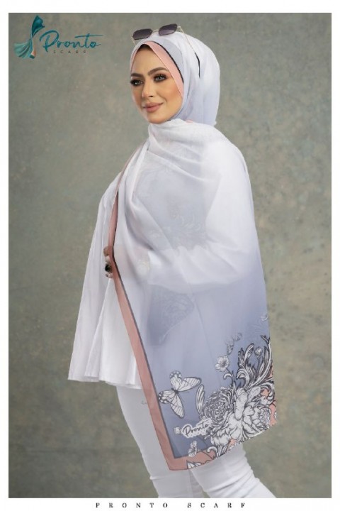 Chiffon Rectangle Hijab for Women - Multi Color -245a