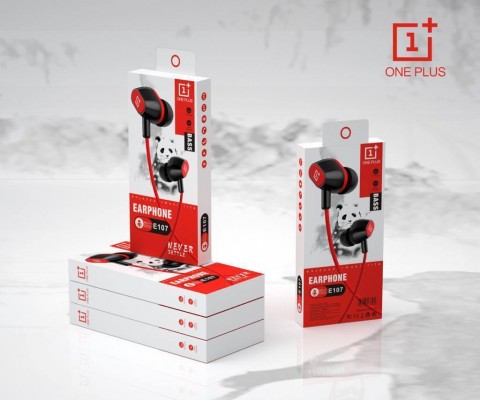 One plus earphone E107with Remote and Microphone	