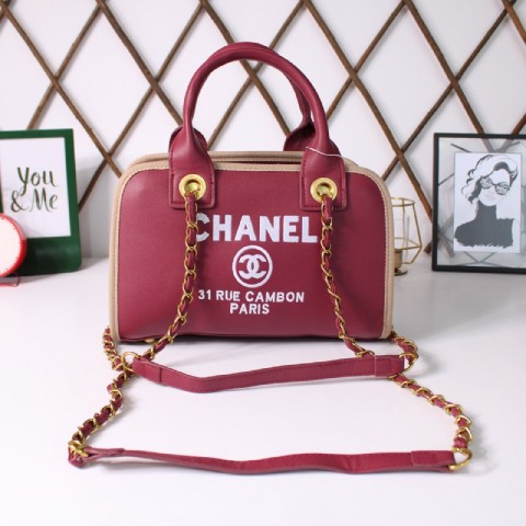 CHANEL leather women's Hand bag  450