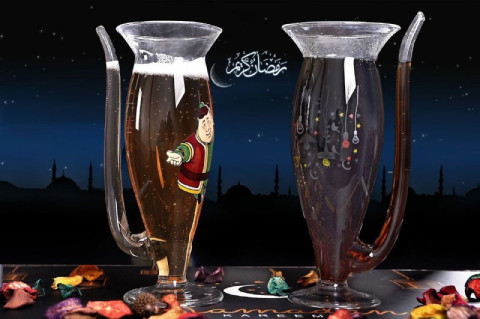 Shalimoh cup, wonderful Ramadan shapes - two pieces