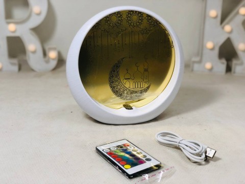 Islamic frame for Ramadan, lighting with remote control