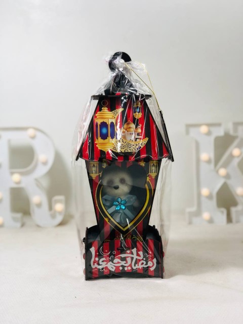 Disney wooden lantern with push buttons and mix lights