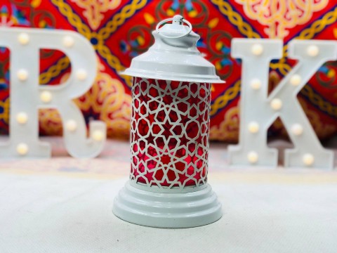 Lantern with candle lights tumor