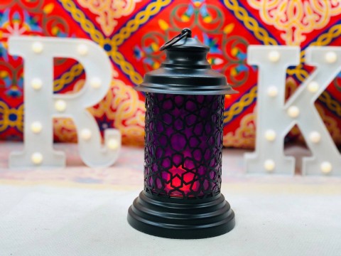 Colorful Chinese Kiosk Metal Lantern