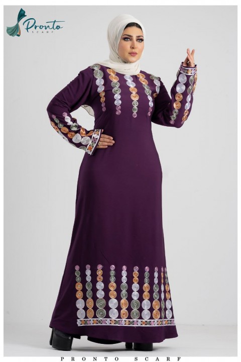 Elegant pure cotton abaya for women