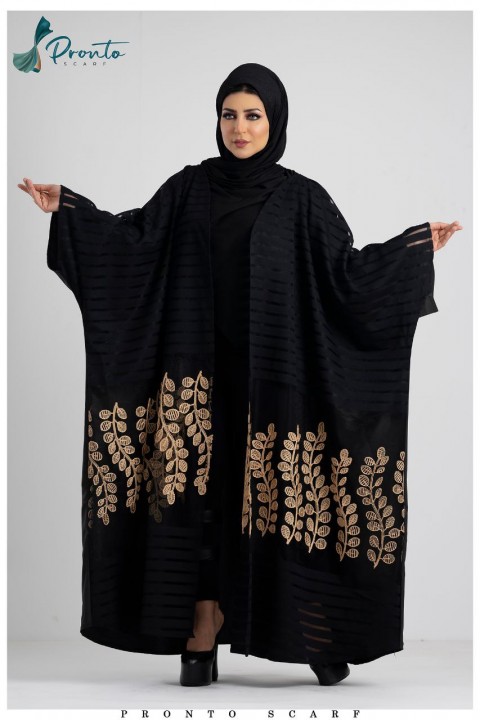 Indonesian open abaya for women and elegant, raw material soft
