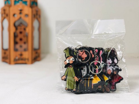 Wooden Medal Bag With Ramadan Characters