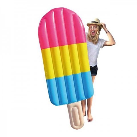Mattress for the sea in the form of ice cream