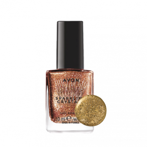 Sparkling crystal nail polish
