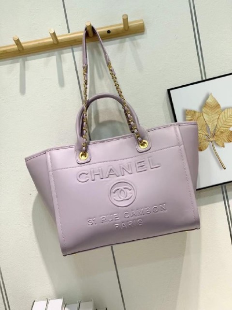Chanel brand women handBag Made From Leather with chain shoulder -multi colour -mirror original-Size 45*29