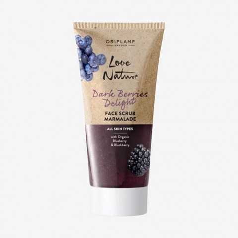 Love Nature Dark BerriesDelight Face Scrub Marmalade 