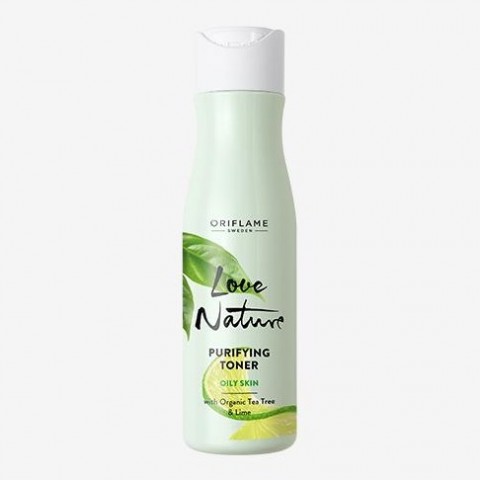 Love Nature Purifying Toner with Organic Tea Tree & Lime