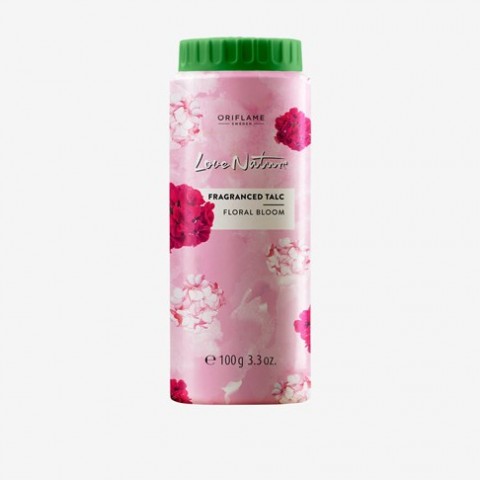 Love Nature Fragranced Talc Floral Bloom