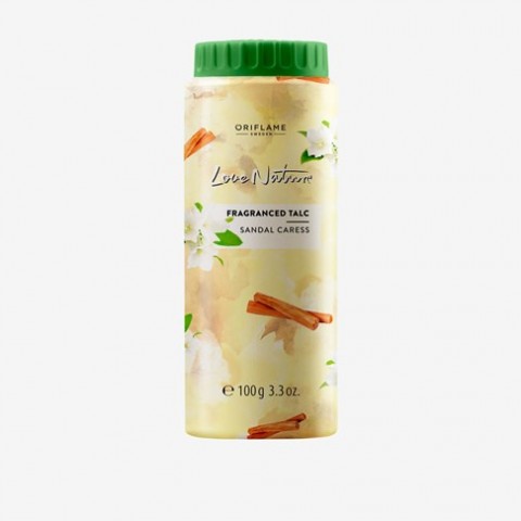 Love Nature Fragranced Talc Sandal Caress