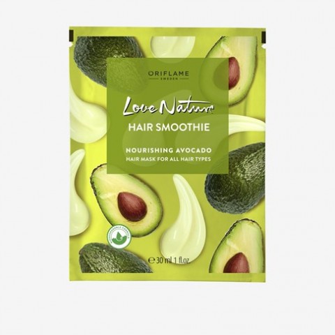 Love Nature Hair Smoothie Nourishing Avocado Hair Mask for All Hair Types