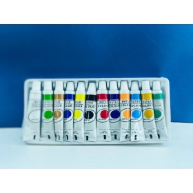 Water colors + acrylic tube, tube: 12 ml, box 12 colors
